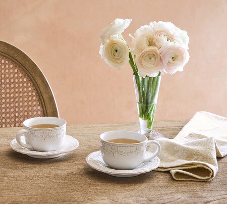 Deepika Padukone Teacup Saucer Set of 4 Pottery Barn Australia